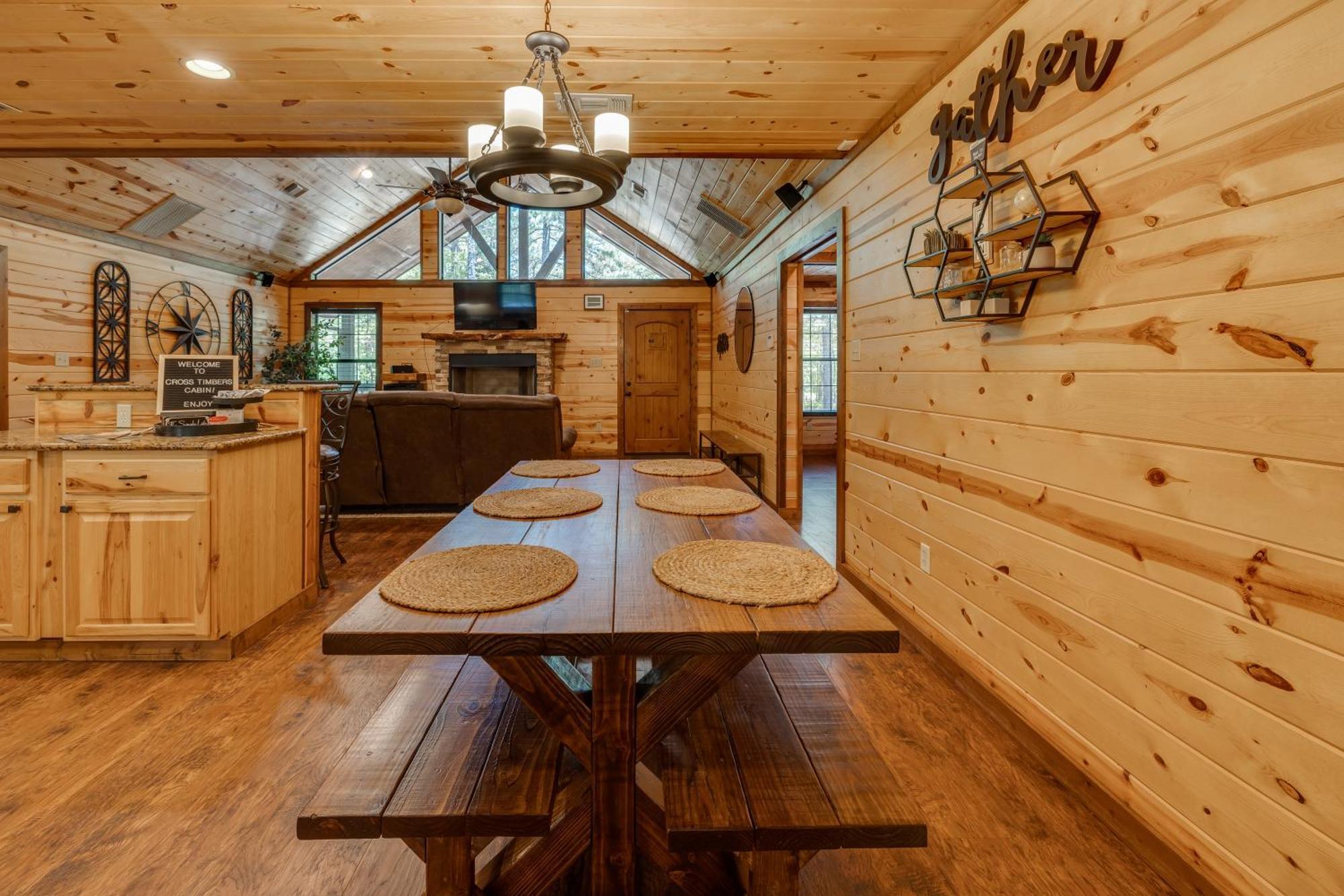 Cross Timbers Cabin On The Grove'S 25-Acres โบรคเคนโบว์ ภายนอก รูปภาพ