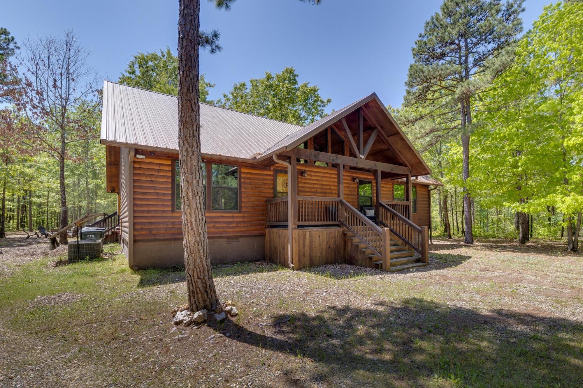 Cross Timbers Cabin On The Grove'S 25-Acres โบรคเคนโบว์ ภายนอก รูปภาพ