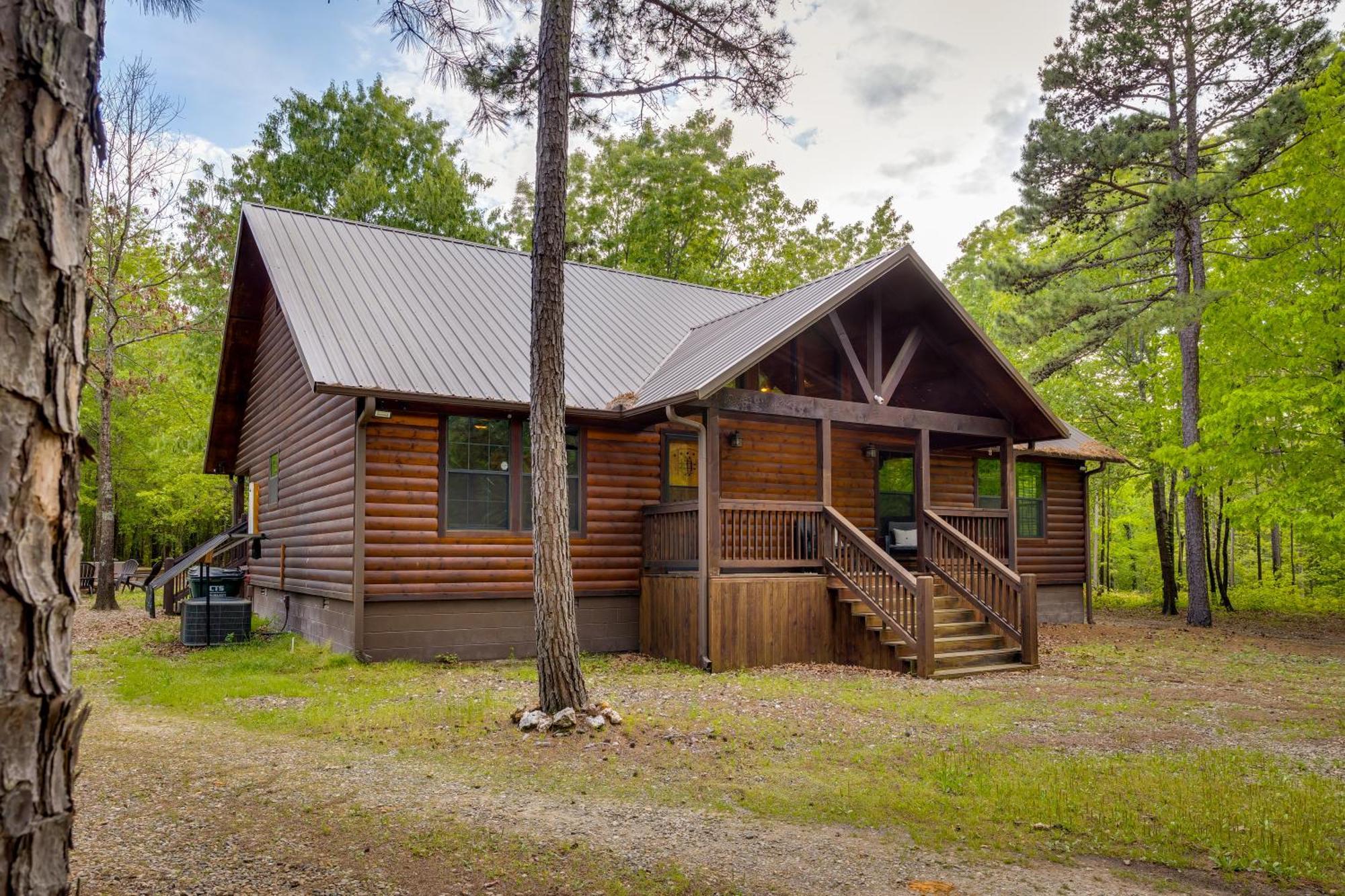 Cross Timbers Cabin On The Grove'S 25-Acres โบรคเคนโบว์ ภายนอก รูปภาพ