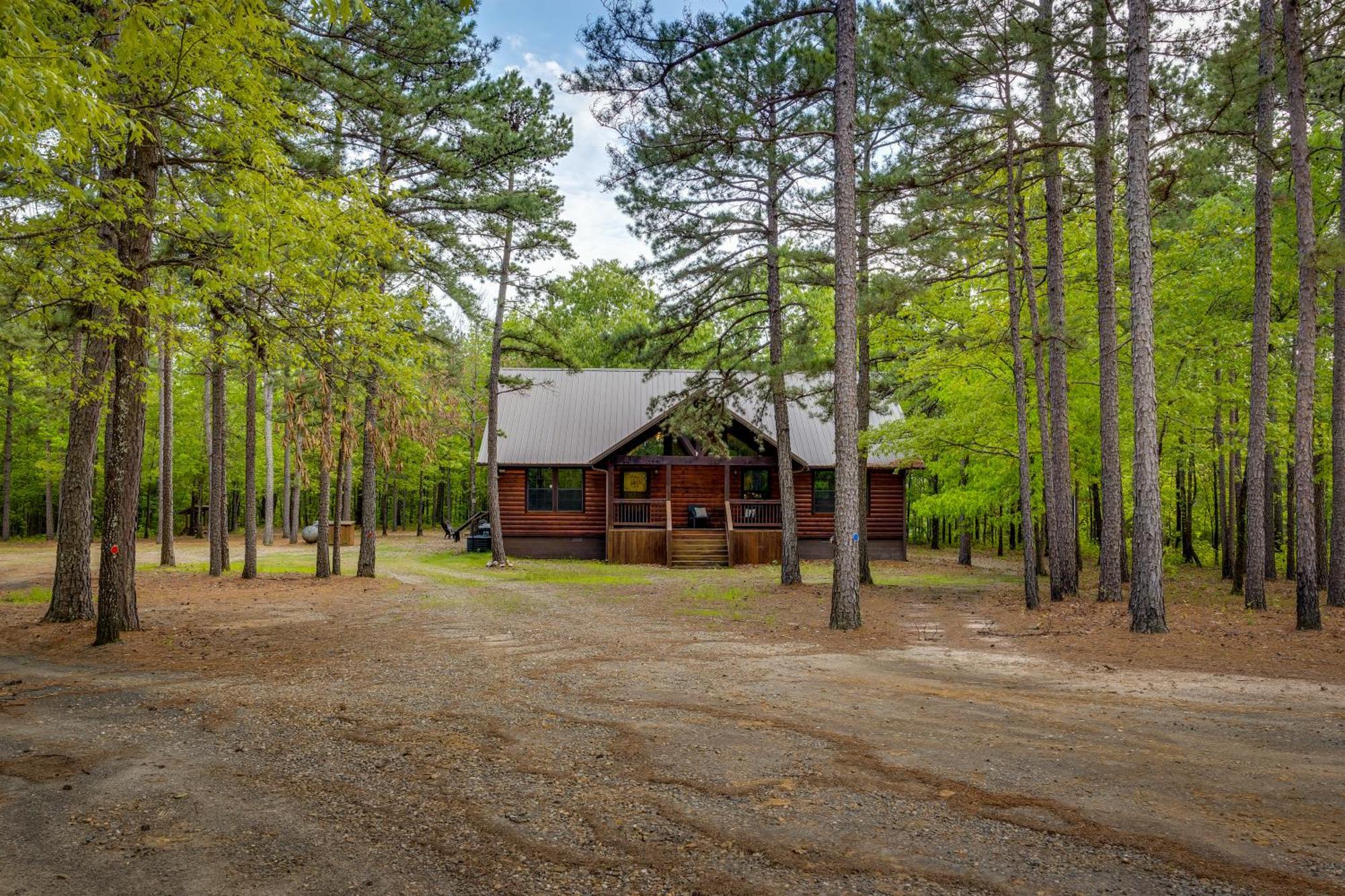 Cross Timbers Cabin On The Grove'S 25-Acres โบรคเคนโบว์ ภายนอก รูปภาพ