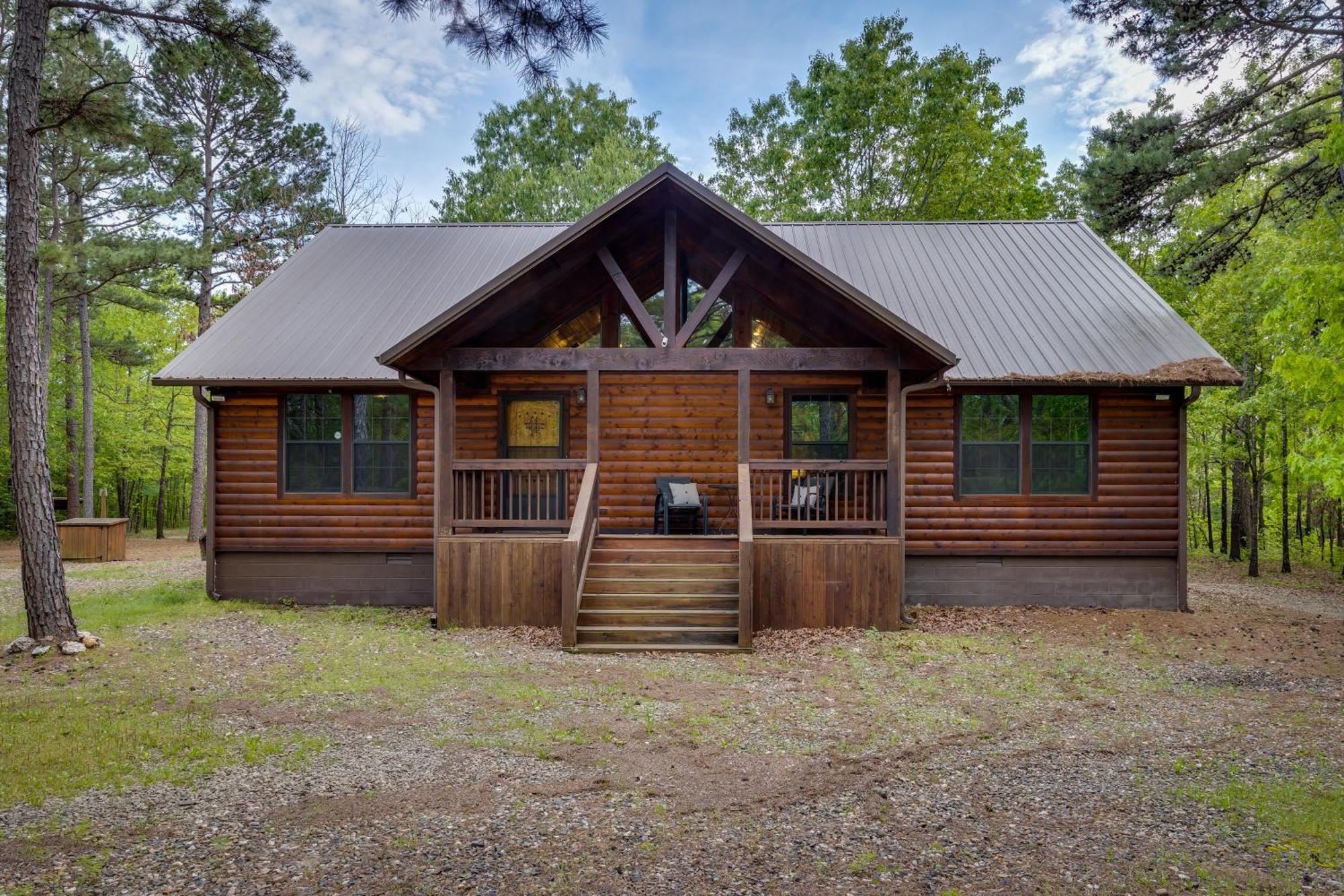 Cross Timbers Cabin On The Grove'S 25-Acres โบรคเคนโบว์ ภายนอก รูปภาพ