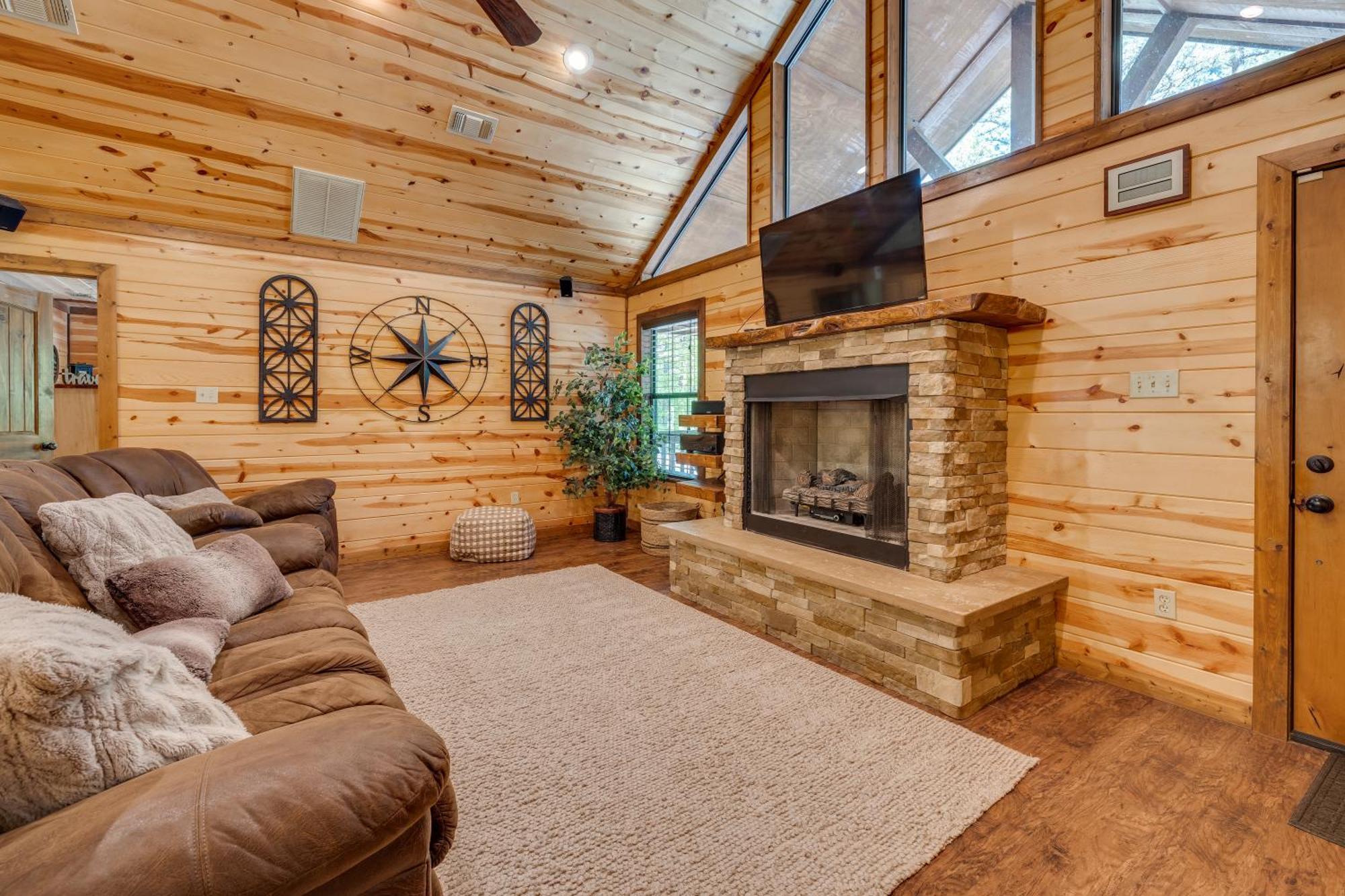 Cross Timbers Cabin On The Grove'S 25-Acres โบรคเคนโบว์ ภายนอก รูปภาพ