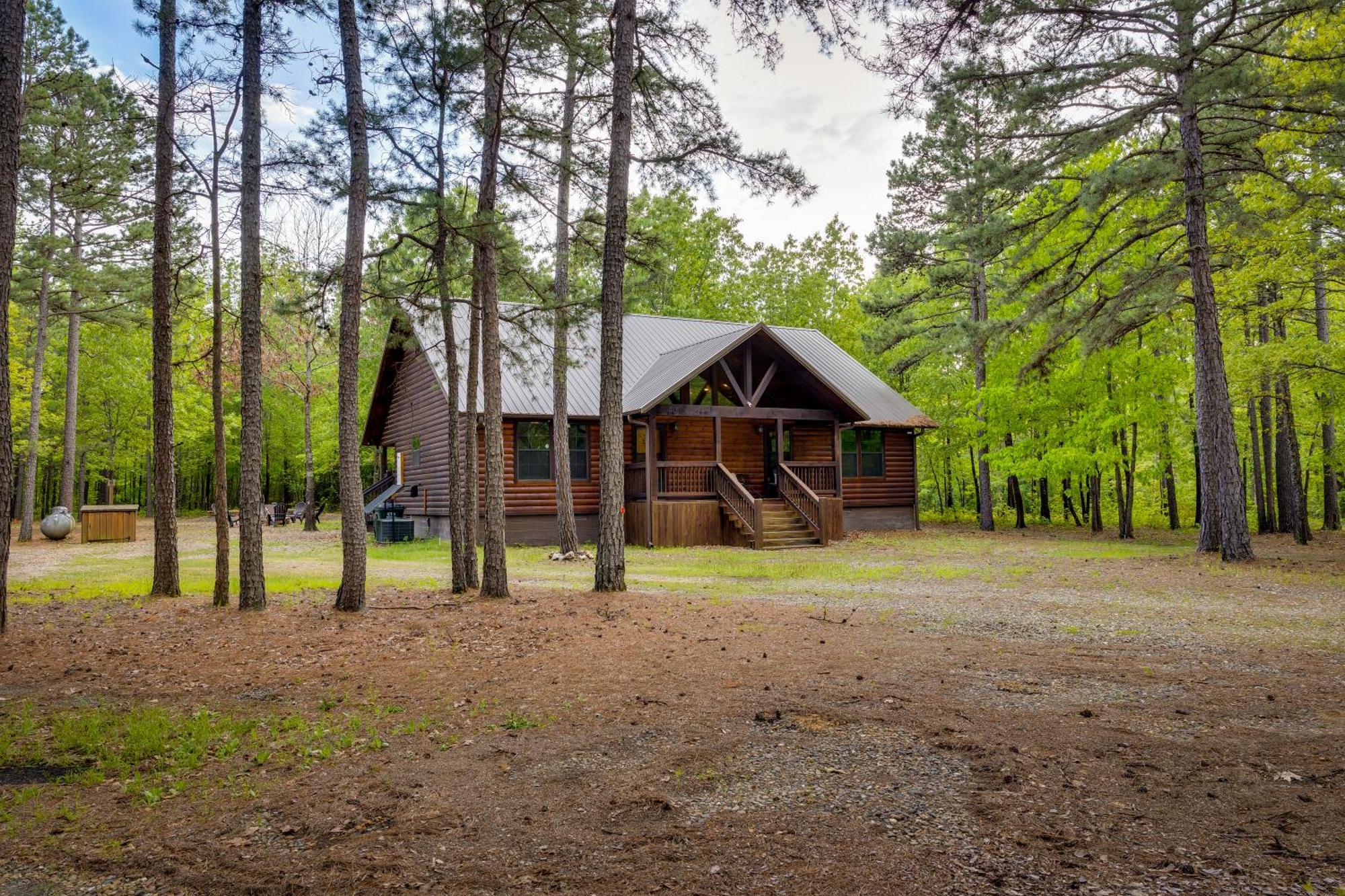 Cross Timbers Cabin On The Grove'S 25-Acres โบรคเคนโบว์ ภายนอก รูปภาพ